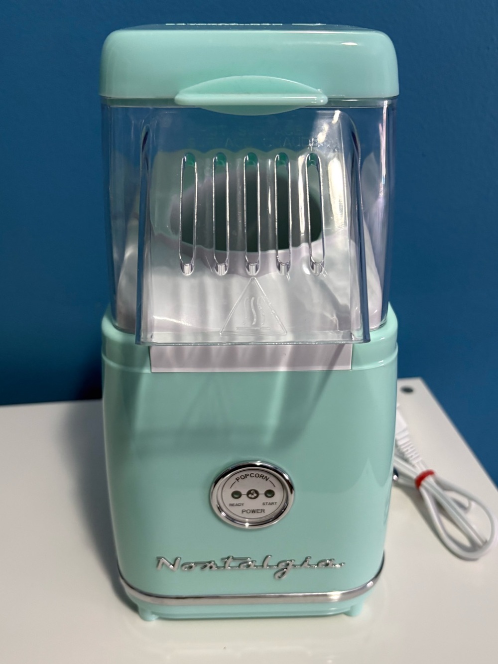 Nostalgia Mint Green Countertop Popcorn Maker